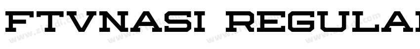 FTVNasi Regular字体转换